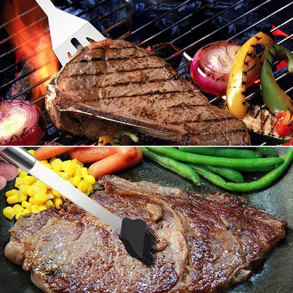 5 in 1 ชุดบนโต๊ะอาหารกลางแจ้ง Camping บาร์บีคิวบนโต๊ะอาหารชุดเครื่องมือปิกนิก, 5 in 1