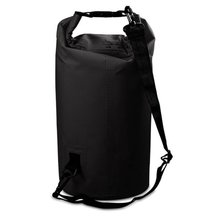 กระเป๋าสะพายไหล่เดี่ยวกันน้ำกลางแจ้งกระสอบ PVC Barrel Bag ความจุ: 5 ลิตร, Capacity: 5L (Black), Capacity: 5L (Dark Blue), Capacity: 5L (Orange), Capacity: 5L (Pink), Capacity: 5L (Green), Capacity: 5L (Sky Blue), Capacity: 5L (Yellow)