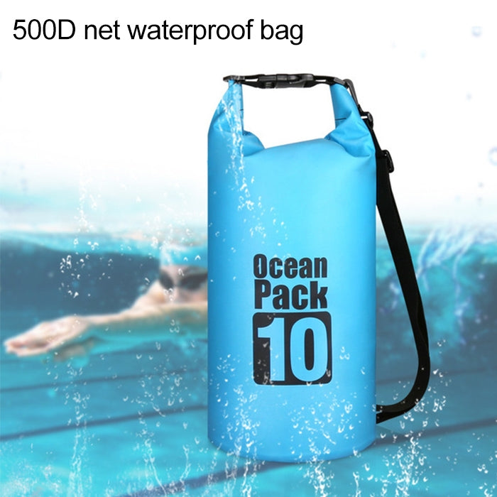 กระเป๋าสะพายไหล่เดี่ยวกันน้ำกลางแจ้งกระสอบ PVC Barrel Bag ความจุ: 5 ลิตร, Capacity: 5L (Black), Capacity: 5L (Dark Blue), Capacity: 5L (Orange), Capacity: 5L (Pink), Capacity: 5L (Green), Capacity: 5L (Sky Blue), Capacity: 5L (Yellow)