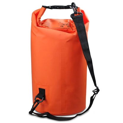 กระเป๋าสะพายไหล่เดี่ยวกันน้ำกลางแจ้งกระสอบ PVC Barrel Bag ความจุ: 10L, Capacity: 10L (Pink), Capacity: 10L (Black), Capacity: 10L (Dark Blue), Capacity: 10L (Orange), Capacity: 10L (Green), Capacity: 10L (Sky Blue), Capacity: 10L (Yellow)