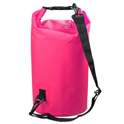 กระเป๋าสะพายไหล่เดี่ยวกันน้ำกลางแจ้งกระสอบ PVC Barrel Bag ความจุ: 10L, Capacity: 10L (Pink), Capacity: 10L (Black), Capacity: 10L (Dark Blue), Capacity: 10L (Orange), Capacity: 10L (Green), Capacity: 10L (Sky Blue), Capacity: 10L (Yellow)