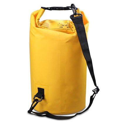 กระเป๋าสะพายไหล่เดี่ยวกันน้ำกลางแจ้งกระสอบ PVC Barrel Bag ความจุ: 10L, Capacity: 10L (Pink), Capacity: 10L (Black), Capacity: 10L (Dark Blue), Capacity: 10L (Orange), Capacity: 10L (Green), Capacity: 10L (Sky Blue), Capacity: 10L (Yellow)