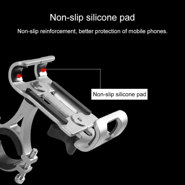 Universal Non-rotatable อลูมิเนียมอัลลอยด์กรอบยึดรถจักรยานยนต์จักรยานผู้ถือโทรศัพท์มือถือ