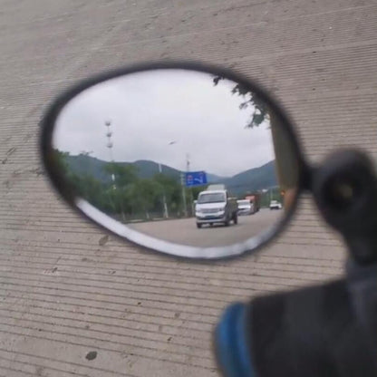 จักรยานเสือภูเขาหมุนได้ 360 องศาจักรยาน Quick Release ซิลิโคนกระจกมองหลัง, Rearview Reflector Mirror