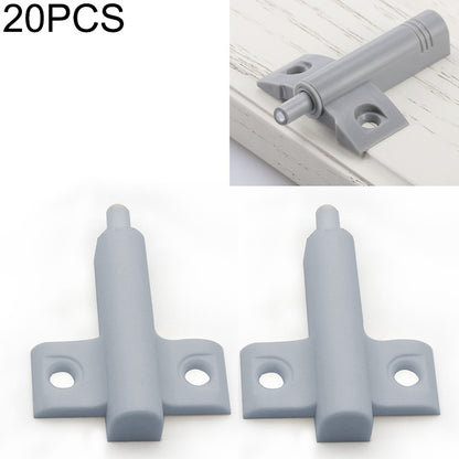 20 PCS เครื่องบินรูปร่างบัฟเฟอร์ด้านหลังตู้ประตู Anticollision Damper โช้คอัพ, Back Buffer (Grey), Back Buffer (White)