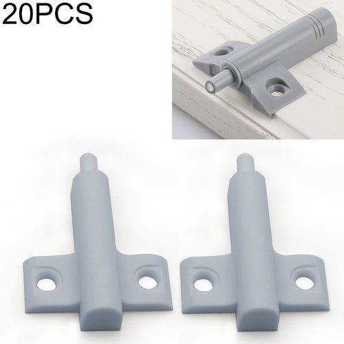20 PCS เครื่องบินรูปร่างบัฟเฟอร์ด้านหลังตู้ประตู Anticollision Damper โช้คอัพ, Back Buffer (Grey), Back Buffer (White)