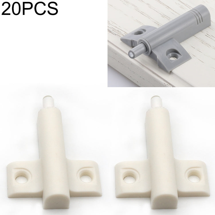 20 PCS เครื่องบินรูปร่างบัฟเฟอร์ด้านหลังตู้ประตู Anticollision Damper โช้คอัพ, Back Buffer (Grey), Back Buffer (White)
