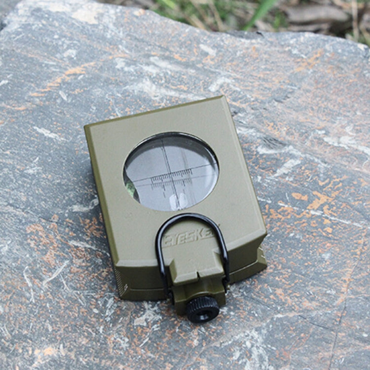 GoldGood K4074 Outdoor Multi-function Military Travel Geology Pocket เข็มทิศอเมริกันแบบแท่งปริซึมพร้อมจอแสดงผลส่องสว่าง, K4074