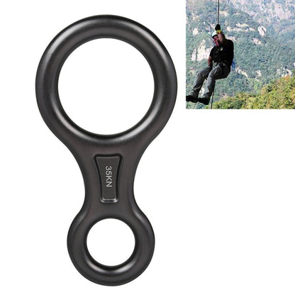 อุปกรณ์ปีนเขากู้ภัยรูปที่ 8 Descender Rappelling Gear Belay Device (สีดำ), TP8601P  (Silver), TP8601P  (Red), TP8601P  (Blue), TP8601P  (Gold), TP8601P  (Orange), TP8601P  (Dark Gray)