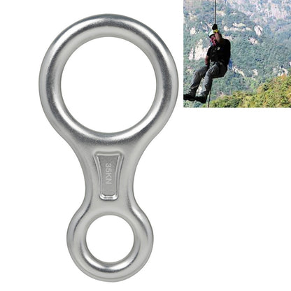 อุปกรณ์ปีนเขากู้ภัยรูปที่ 8 Descender Rappelling Gear Belay Device (สีดำ), TP8601P  (Silver), TP8601P  (Red), TP8601P  (Blue), TP8601P  (Gold), TP8601P  (Orange), TP8601P  (Dark Gray)