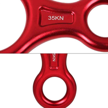 อุปกรณ์ปีนเขากู้ภัยรูปที่ 8 Descender Rappelling Gear Belay Device (สีดำ), TP8601P  (Silver), TP8601P  (Red), TP8601P  (Blue), TP8601P  (Gold), TP8601P  (Orange), TP8601P  (Dark Gray)