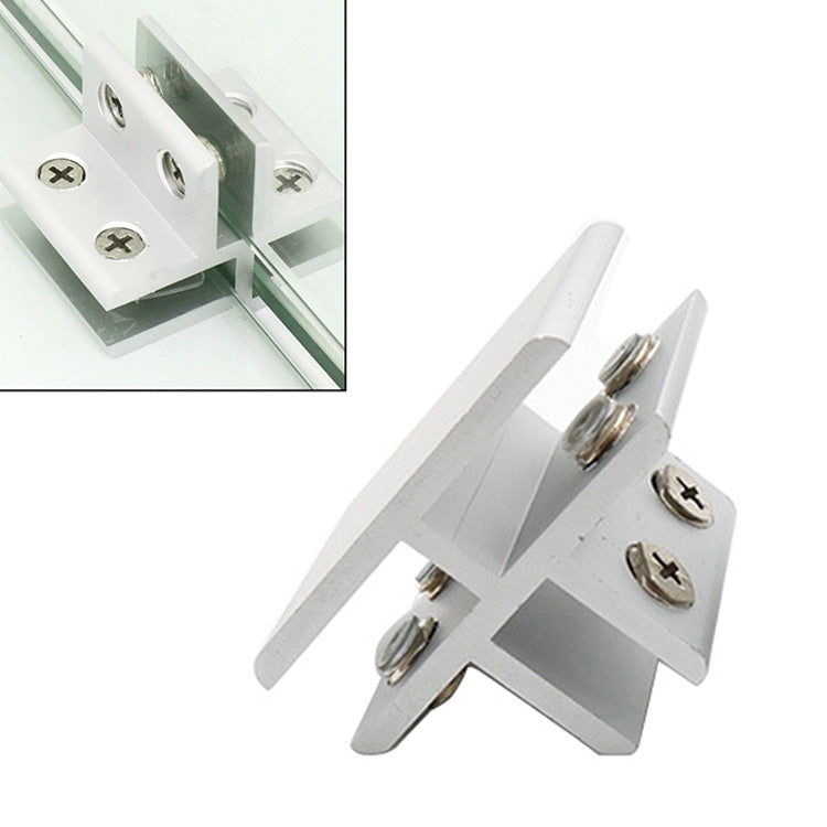 3 ชิ้นอลูมิเนียมอัลลอยด์แก้วรวมกันหนีบคณะรัฐมนตรีพาร์ทิชันแก้ไขคลิป, T-type Cliped 8-10 มิลลิเมตร, T-type Cliped 8-10mm