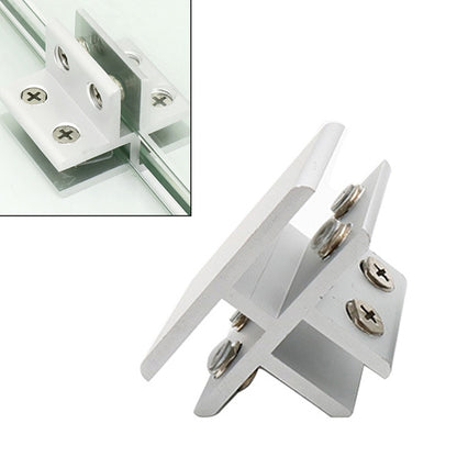 3 ชิ้นอลูมิเนียมอัลลอยด์แก้วรวมกันหนีบคณะรัฐมนตรีพาร์ทิชันแก้ไขคลิป, T-type Cliped 8-10 มิลลิเมตร, T-type Cliped 8-10mm