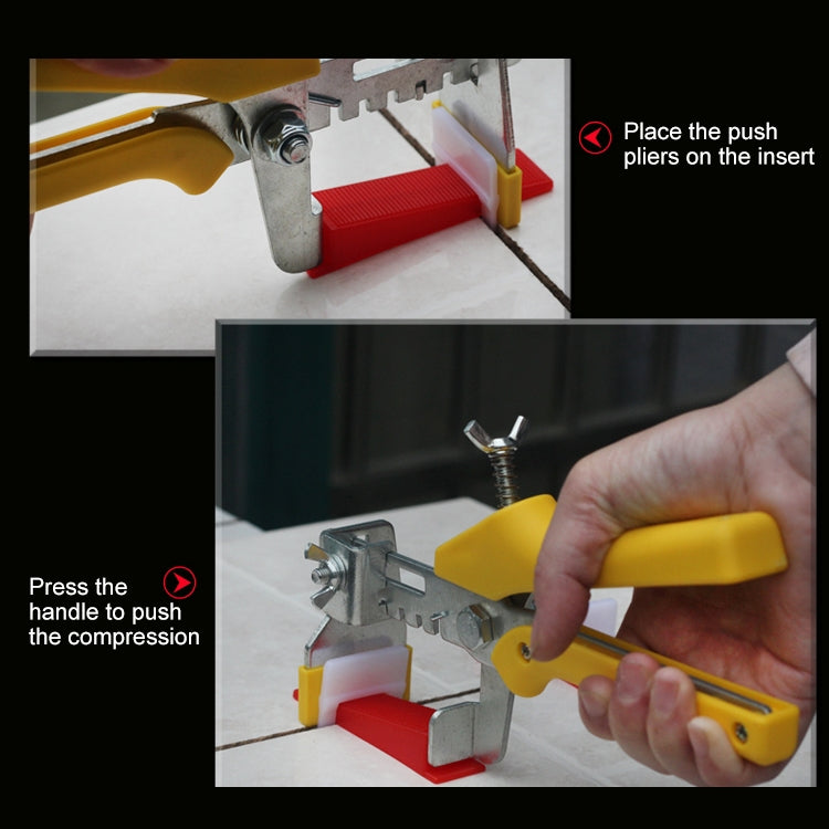 100 ชิ้นกระเบื้องชั้น Locator ใส่กระเบื้อง Leveler Wedge Leveling Machine สำหรับแผ่นแบนระบบ Aid เครื่องมือ OG6480, Tile Floor Locator