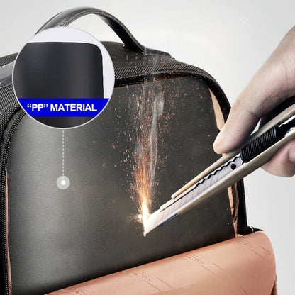 Bopai 751-006431 กระเป๋าสะพายคู่ความจุขนาดใหญ่กันน้ำป้องกันการโจรกรรมพร้อมพอร์ตชาร์จ USB ขนาด: 27x16.5x40 ซม., 751-006431