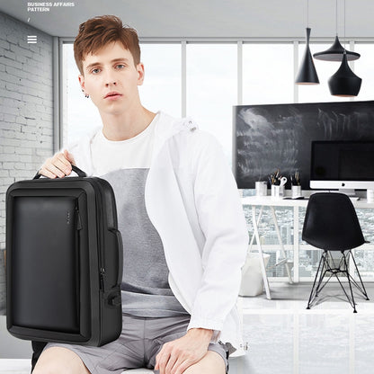Bopai 751006551 กระเป๋าเป้สะพายหลังแล็ปท็อประบายอากาศสำหรับธุรกิจความจุขนาดใหญ่พร้อมอินเทอร์เฟซ USB ภายนอกขนาด: 30 x 12 x 44 ซม., 751-006551