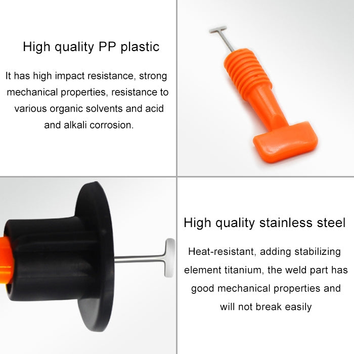 50 ชิ้น Leveler คลิปอุปกรณ์ปรับระดับปูกระเบื้องตำแหน่งเอดส์, Positioning Aids