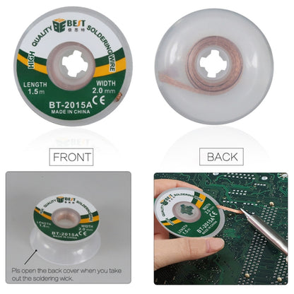 BST-2015A ลวดบัดกรีถักเปีย Desoldering, BST-2015A