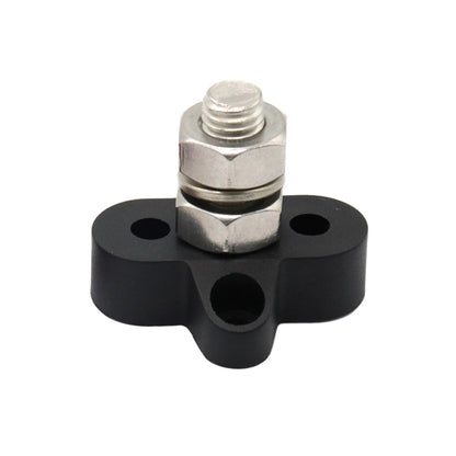 Single Heavy-Duty Terminal Studs สีดำ M10 Bus Bar สำหรับรถยนต์/RV/เรือ, M10 Black