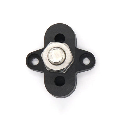 Single Heavy-Duty Terminal Studs สีดำ M10 Bus Bar สำหรับรถยนต์/RV/เรือ, M10 Black