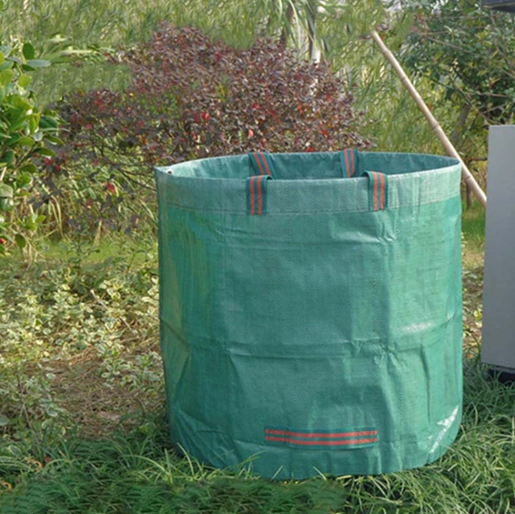 32 แกลลอน 120 ลิตร PP Garden Fallen Leaves ถุงถุงขยะสีเขียวขนาด: 45 ซม. x 76 ซม., 120L