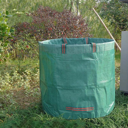 32 แกลลอน 120 ลิตร PP Garden Fallen Leaves ถุงถุงขยะสีเขียวขนาด: 45 ซม. x 76 ซม., 120L