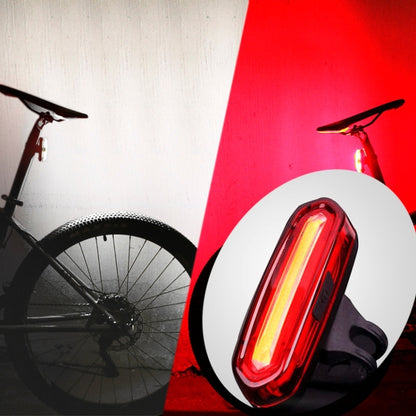 AQY-096 IPX4 ไฟท้ายจักรยาน LED แบบชาร์จไฟได้แบบ USB แบบถอดได้, White & Red, Blue & Red