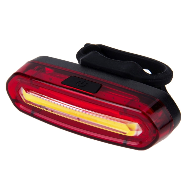 AQY-096 IPX4 ไฟท้ายจักรยาน LED แบบชาร์จไฟได้แบบ USB แบบถอดได้, White & Red, Blue & Red