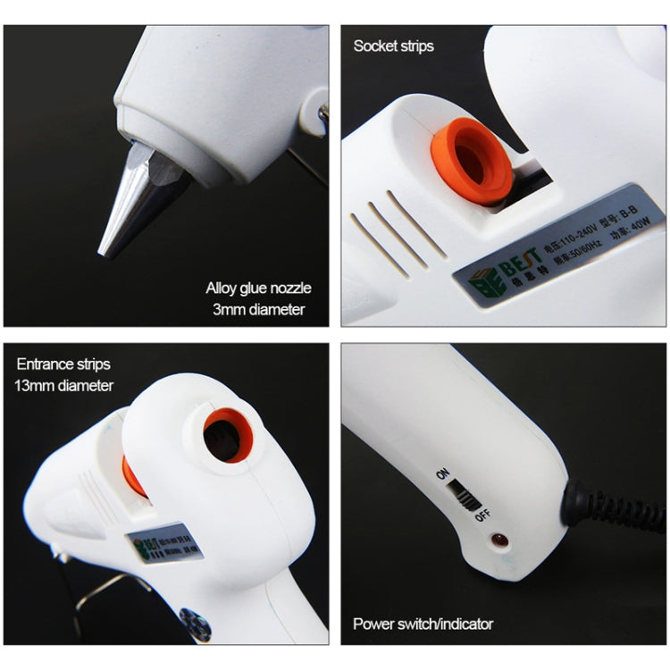 BEST-B-B AC 220V ปืนยิงกาวแบบลมร้อน, BEST-B-B