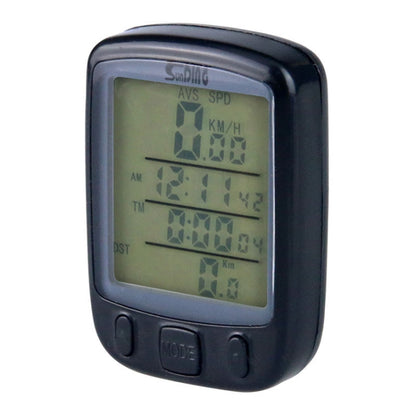 SUNDING 563C จักรยานจักรยานกันน้ำไร้สายหน้าจอ LCD Luminous Mileage Speedometer เครื่องวัดระยะทาง, เวอร์ชันภาษาอังกฤษ, 563C(Black), 563C(Blue), 563C (Yellow)