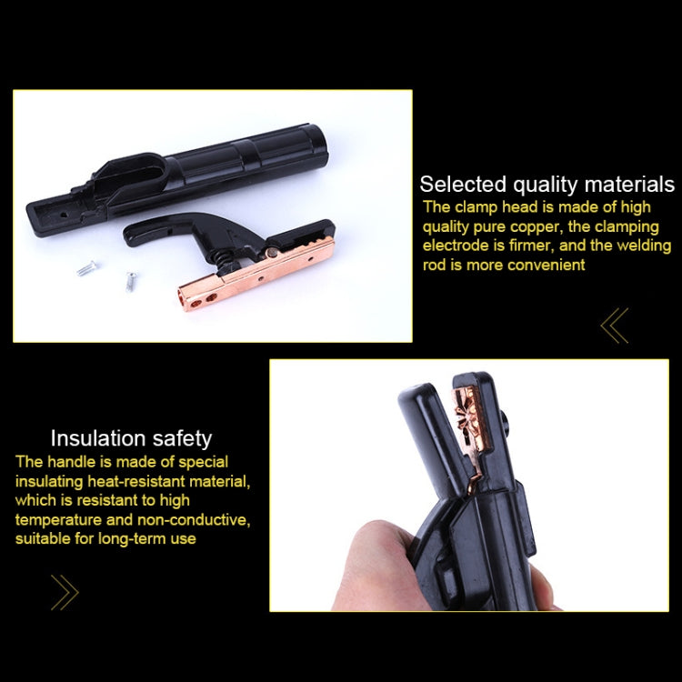 แคลมป์เชื่อมสายเคเบิลทนความร้อนทนทานที่ยึดอิเล็กโทรด, Welding Clamps