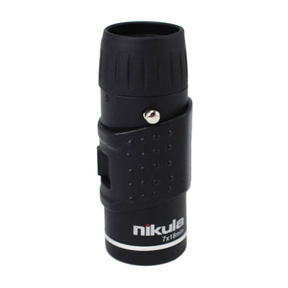 Nikula 7*18 แบบพกพา Professional High Times High Definition Dual Focus Zoom กล้องโทรทรรศน์พ็อกเก็ตตาข้างเดียว, 7x18