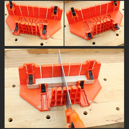 14 นิ้ว Clampable Miter SAW ตู้ Multi-Function งานไม้เครื่องมือ DIY ไม้มือเลื่อย Clamped กล่อง, 14 Inch Clampable
