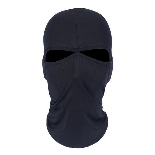 Balaclava สไตล์ Unisex Elastic Lycra Dual Holes หน้ากากขี่จักรยาน, BT-09 Head Mask(Black)