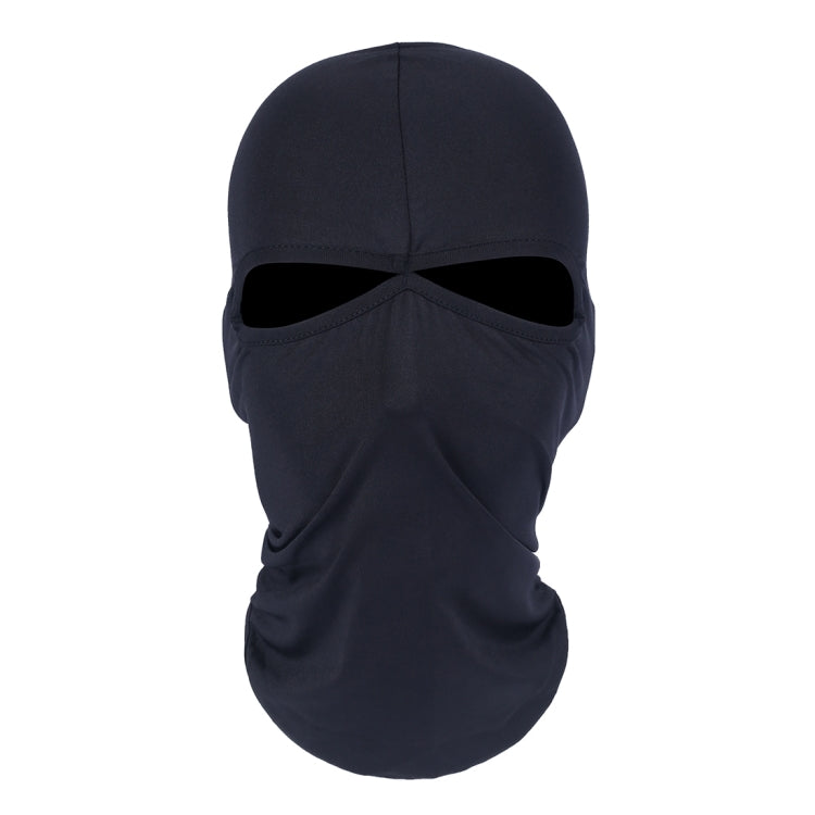 Balaclava สไตล์ Unisex Elastic Lycra Dual Holes หน้ากากขี่จักรยาน, BT-09 Head Mask(Black)