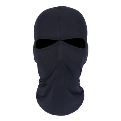 Balaclava สไตล์ Unisex Elastic Lycra Dual Holes หน้ากากขี่จักรยาน, BT-09 Head Mask(Black)