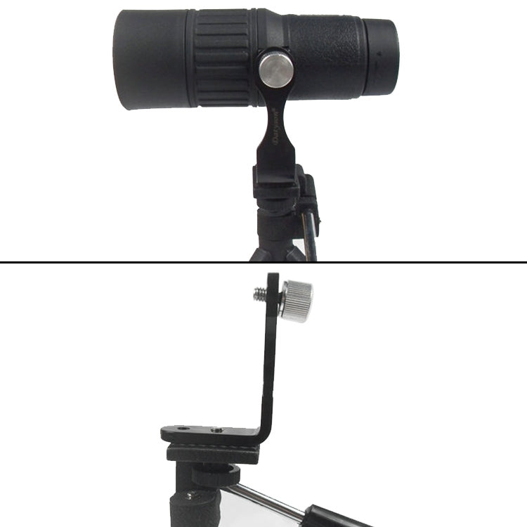 Datyson 5P0008 ขั้วต่อขาตั้งกล้องกล้องโทรทรรศน์โลหะทั้งหมดอะแดปเตอร์รูปตัว L ตัวยึดอะแดปเตอร์, 5P0008