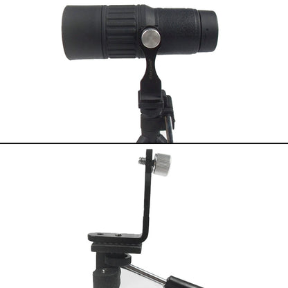 Datyson 5P0008 ขั้วต่อขาตั้งกล้องกล้องโทรทรรศน์โลหะทั้งหมดอะแดปเตอร์รูปตัว L ตัวยึดอะแดปเตอร์, 5P0008