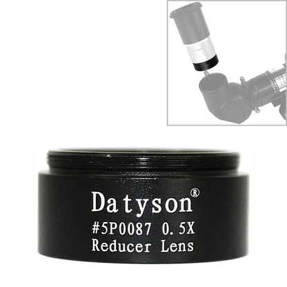 Datyson 5P0087 Fine Thread กล้องโทรทรรศน์ดาราศาสตร์อุปกรณ์เสริม 1.25 นิ้ว 0.5X Defocusing เลนส์ลด, 5P0087 Fine Thread