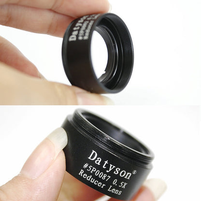 Datyson 5P0087 Fine Thread กล้องโทรทรรศน์ดาราศาสตร์อุปกรณ์เสริม 1.25 นิ้ว 0.5X Defocusing เลนส์ลด, 5P0087 Fine Thread