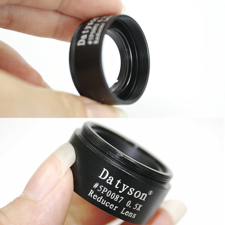 Datyson 5P0092 กล้องโทรทรรศน์ดาราศาสตร์แบบเกลียวหยาบอุปกรณ์เสริม 1.25 นิ้ว 0.5X เลนส์โฟกัสลดลงลดเลนส์, 5P0092 Coarse Threaded
