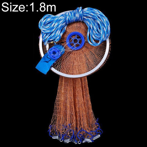 360 Help Throw Tyre Cords Fishing Net ความสูง 1.8 ม, 360 Help Throw Tire Cords