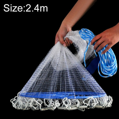 ตาข่ายจับปลาแบบเส้นใยเดี่ยว Flying Disc 480 ความสูง: 2.4 ม, 480 Flying Disc Monofilament