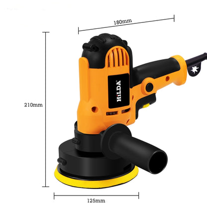 Hilda เครื่องขัดเงารถยนต์ เครื่องขัดแบบปรับอัตโนมัติ Disc Sander, Car Polisher