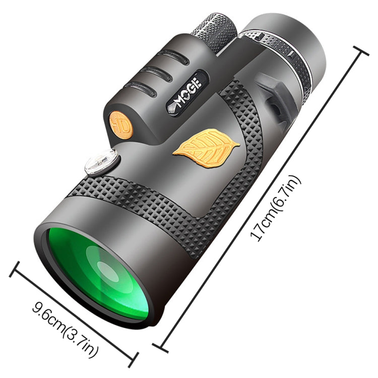 Moge 12x50 Professional HD กล้องโทรทรรศน์กลางคืนตาข้างเดียวพร้อมขาตั้ง, Moge 12x50 With Tripod