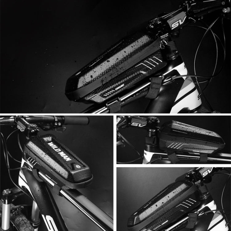 WILD MAN E5 กระเป๋าหน้ากันน้ำ MTB ความจุขนาดใหญ่กระเป๋าใส่ท่อจักรยานอุปกรณ์ขี่, E5