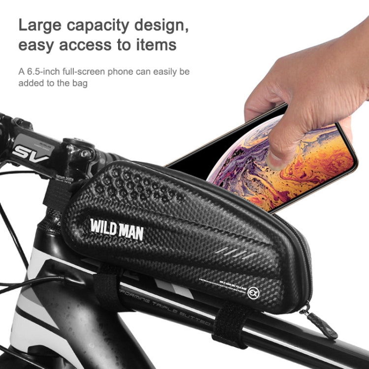 WILD MAN EX กระเป๋ากันน้ำด้านหน้า MTB โทรศัพท์มือถือชุดกระเป๋าจักรยานอุปกรณ์ขี่, EX