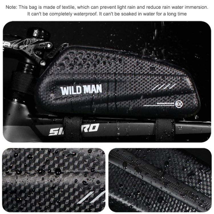 WILD MAN EX กระเป๋ากันน้ำด้านหน้า MTB โทรศัพท์มือถือชุดกระเป๋าจักรยานอุปกรณ์ขี่, EX