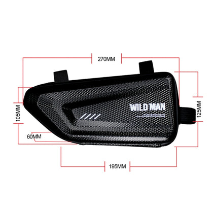 WILD MAN E4 กระเป๋ากันน้ำด้านหน้า MTB โทรศัพท์มือถือชุดกระเป๋าจักรยานขี่อุปกรณ์เสริม, E4
