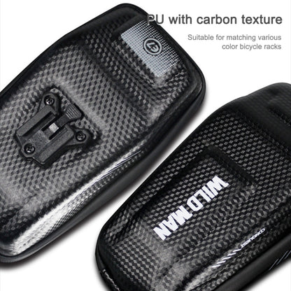 WILD MAN E7 กระเป๋ากันน้ำด้านหน้า MTB โทรศัพท์มือถือชุดกระเป๋าจักรยานขี่อุปกรณ์เสริม, E7S